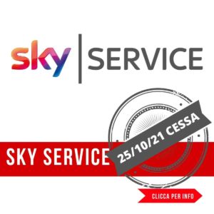 Tesser Antenne cessa il servizio di Sky Service il 25 Ottobre 2021 per i clienti residenti nelle provincie di Treviso e Venezia